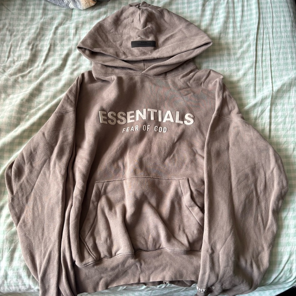 Essentials Kids Brown Hoodie size 10